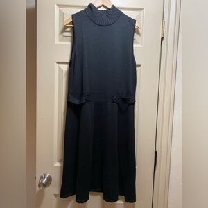 New York and Company sweater dress black size large new with tags